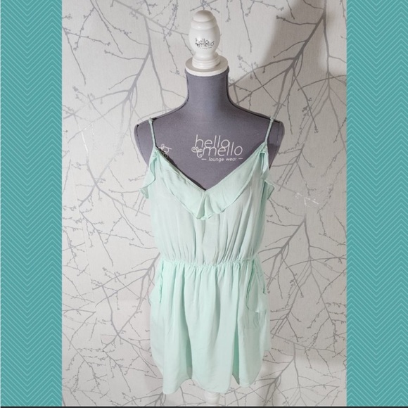 Babaton Mint Green Strappy A-Line Ulla Dress - Picture 1 of 3